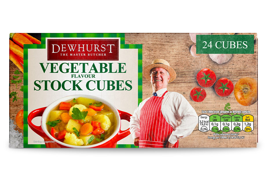 DEWHURST VEGETABLE STOCK CUBES